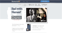 Desktop Screenshot of namerick.com